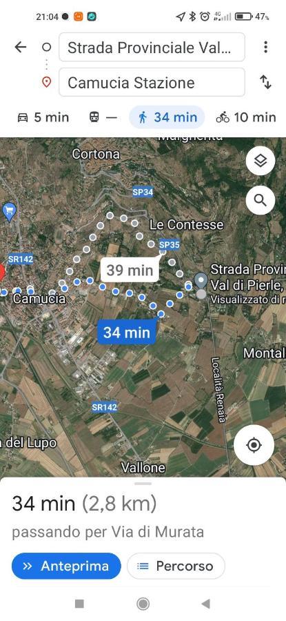 La Piccola Posta Di Cortona别墅 外观 照片